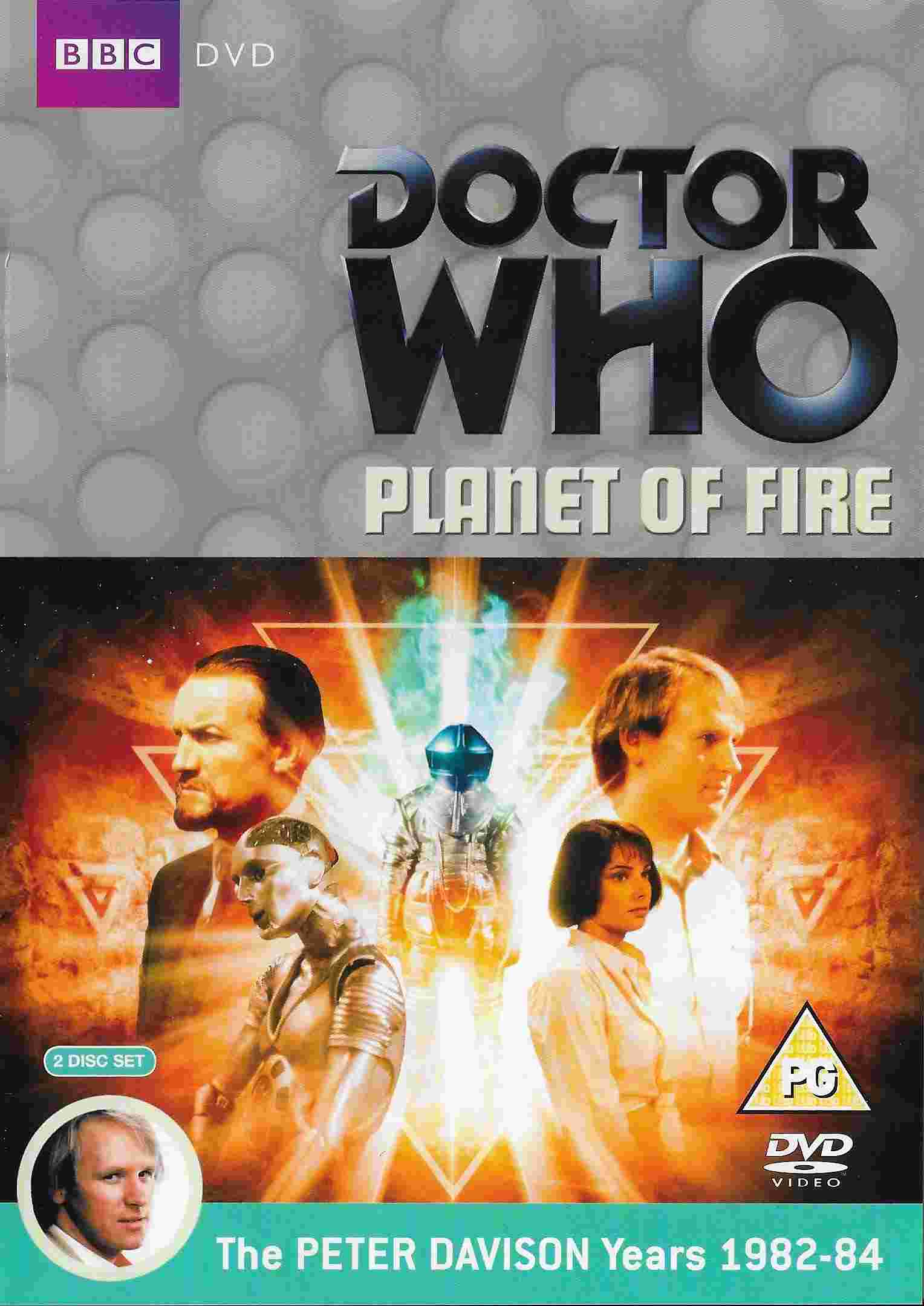 Picture of BBCDVD 2738B Doctor Who - Planet of fire by artist Robert Holmes from the BBC records and Tapes library